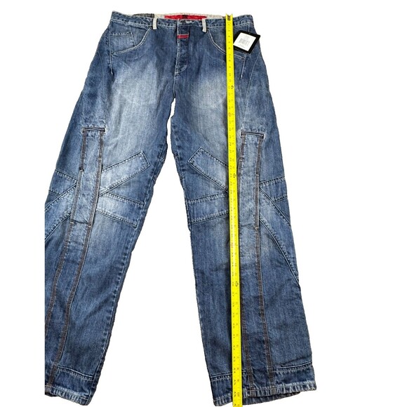 VTG Y2K NWT Marithe Francois Girbaud Circulator SZ 38M Baggy Men's Jeans BKW27K - Picture 4 of 12